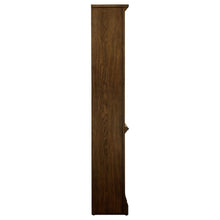 Hartshill 78-inch 4-shelf Bookcase – Burnished Oak