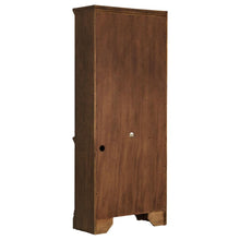 Hartshill 78-inch 3-shelf Cabinet Bookcase – Burnished Oak
