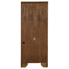 Hartshill 78-inch 3-shelf Cabinet Bookcase – Burnished Oak