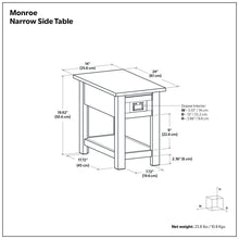 Monroe - Handcrafted Side Table
