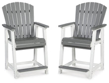 Transville - Barstool (Set of 2) - Gray / White