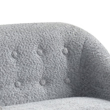 Amelia 28"W Gray Chenille Kids Sofa