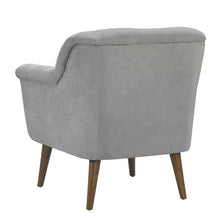 Shelby 31.5"W Steel Gray Woven Fabric Oversized Armchair