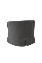 Tucker 28"W Gray Woven Fabric Swivel Barrel Chair