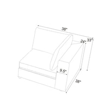 Corner Modular Sectional Sofa - Black