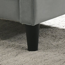 Hale 27.5"W Light Gray Velvet Accent Armchair