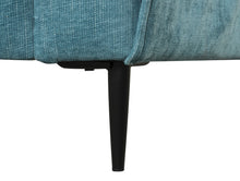 Valentina 38.5"W Blue Chenille Chair
