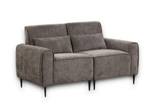Valentina 62"W Gray Chenille Loveseat