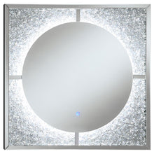 Theresa - Wall Mirror with LED Lighting - Silver