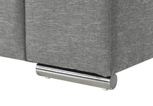 Gianna 45" Light Gray Woven Large Arm Chair
