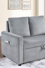 Oswin 70"W Gray Corduroy Sofa