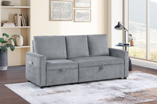 Oswin 70"W Gray Corduroy Sofa