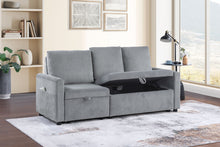 Oswin 70"W Gray Corduroy Sofa
