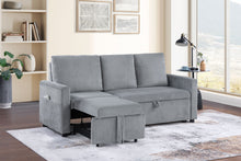 Oswin 70"W Gray Corduroy Sofa