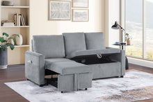 Oswin 70"W Gray Corduroy Sofa