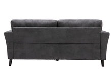 Damian 77"W Gray Woven Fabric Sofa