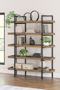 Montia - Light Brown - Bookcase