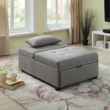 Oona - Futon Sofa - Gray
