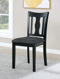 Carbey - Side Chair (Set of 2) - Black / Gray