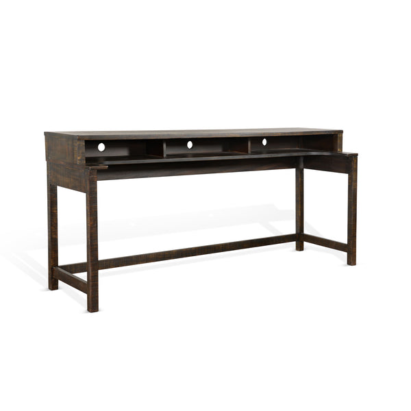 Homestead Console Table With USB Power Pack Tobacco Leaf