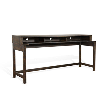 Homestead - Console Table With USB Power Pack - Tobacco Leaf