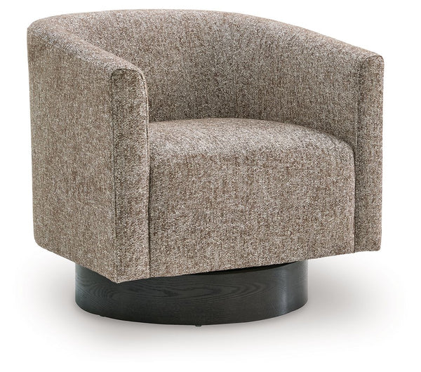 Jorryn Swivel Accent Chair Brown