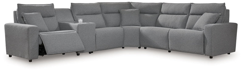 Modmax II - 6 Piece Reclining Sectional complete set