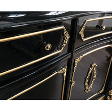 Betria - Console Cabinet - Gold & Black