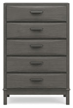 Mazing - Five Drawer Chest - Gray
