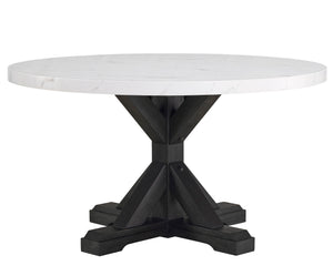 Vance - 5 Piece Dining Room Set - White / Gray