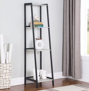 Pinckard - 4-Shelf Bookshelf - Gray Stone