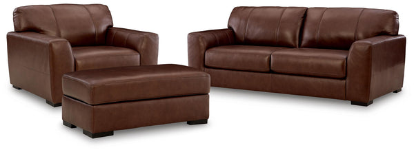 Brogliano 3 Pc. Sofa, Oversized Chair And Ottoman Canyon