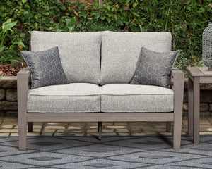 Hillside Barn - Gray / Brown - Loveseat W/Cushion