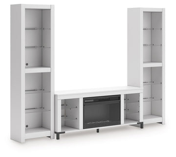 Brollevi - 3-Piece Entertainment Center - White