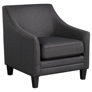 Liam - Upholstered Sloped Arm Accent Club Chair