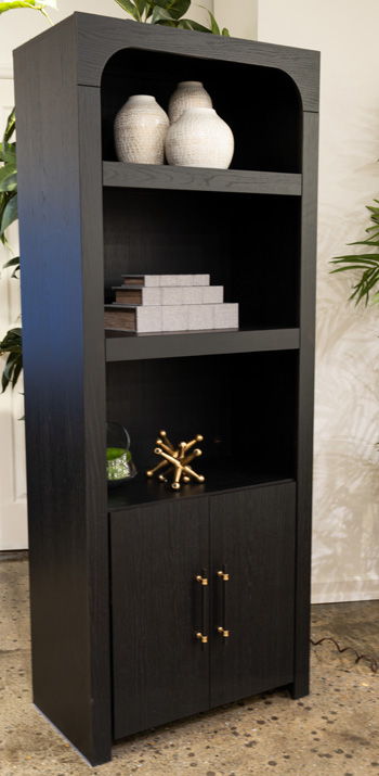 Clanden Display Cabinet Black