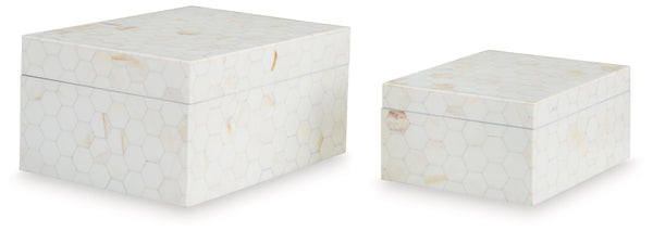 Aldenburg Box Set (Set of 2) Cream