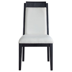 Brookmead - Wood Dining Side Chair (Set of 2) - Ivory And Black