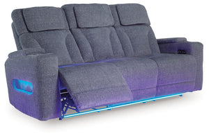 Studio Cave - Steel - Power Reclining Sofa