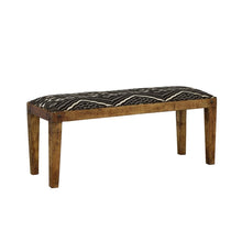 Lamont Fabric Upholstered Accent Bench – Rustic Brown