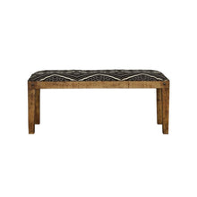Lamont Fabric Upholstered Accent Bench – Rustic Brown