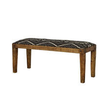 Lamont Fabric Upholstered Accent Bench – Rustic Brown