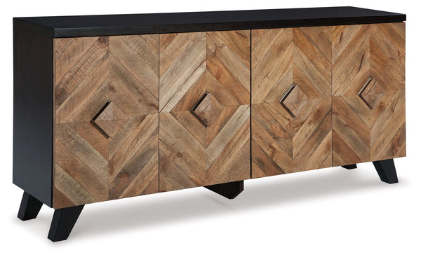 Robin Ridge Accent Cabinet Brown / Beige