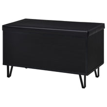 Brixton 2-door Padded Entryway Shoe Storage Bench – Black