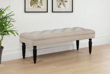 Marsha 52-inch Upholstered Entryway Accent Bench – Latte
