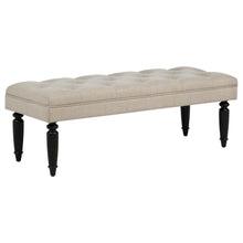 Marsha 52-inch Upholstered Entryway Accent Bench – Latte