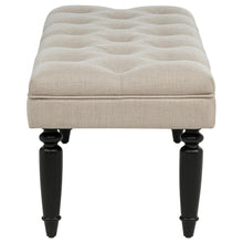 Marsha 52-inch Upholstered Entryway Accent Bench – Latte