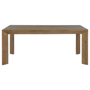 Bruner - Rectangular Wood Dining Table - Natural Brown