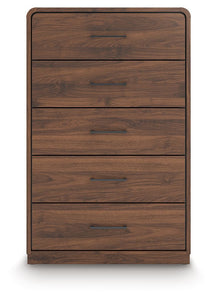 Fortlorn - Walnut Brown - Five Drawer Chest