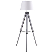 Dayton 56-inch Empire Shade Metal Tripod Floor Lamp – Grey